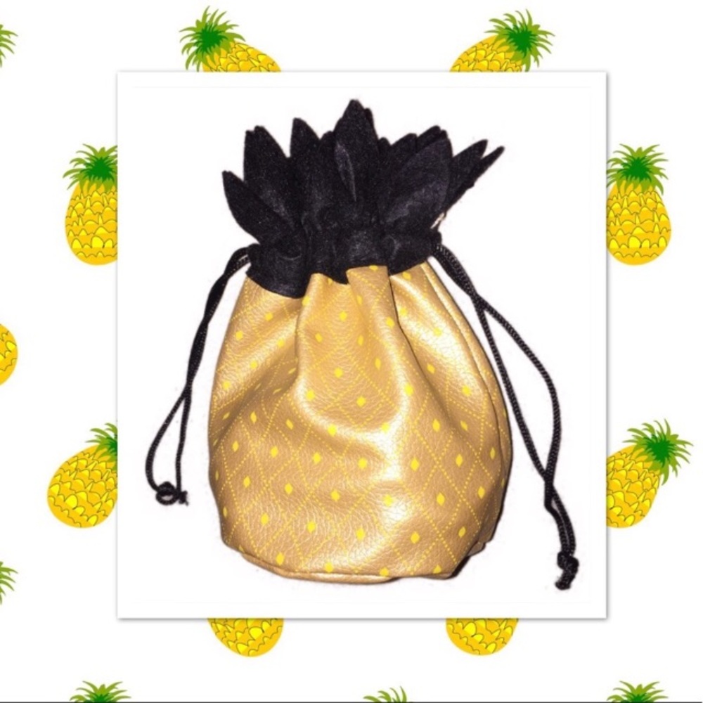 New Girl’s Pineapple Drawstring Bag Purse
4”x5”